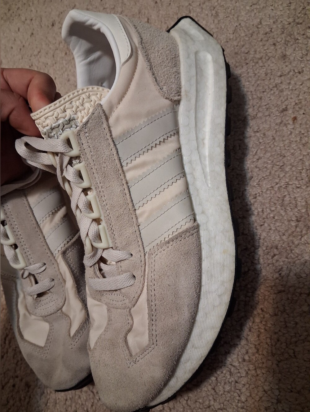 OG ADIDAS Retropy E5 Wonder White/Aluminium/Wonder Beige 8.5